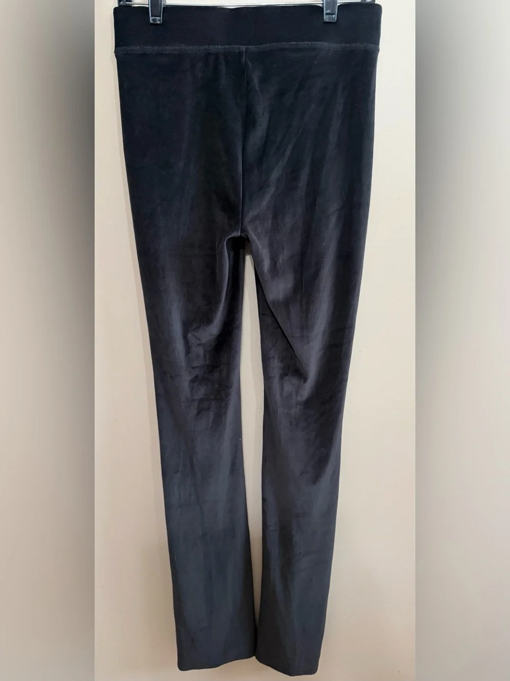 ALO Yoga Chocolate Charcoal Velour Jogger/Track Pants Tall Girl Friendly Sz L
